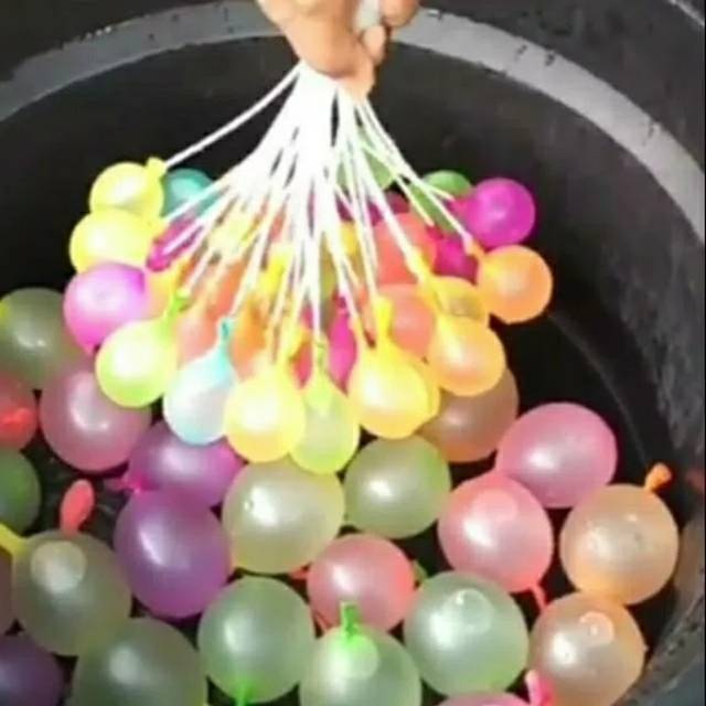 Perang Balon Air 3Tangkai 111 Balon 1konektor