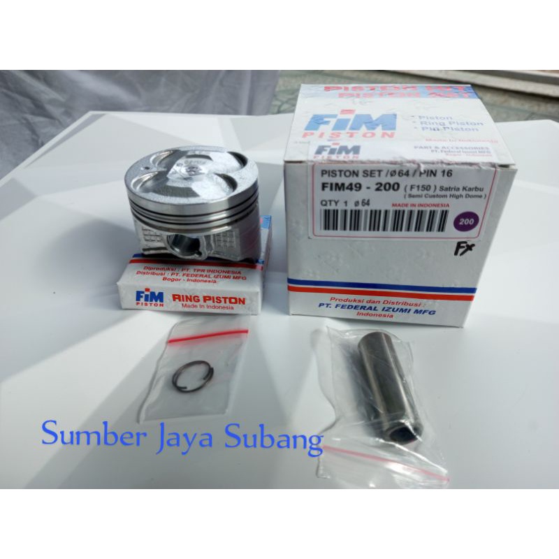 FIM PISTON Seher Suzuki Satria Fu diameter 64mm