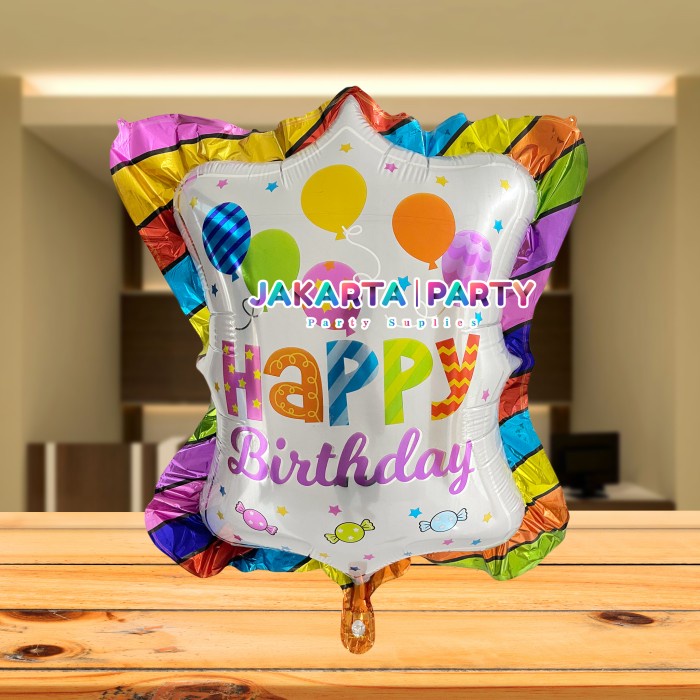 Balon Foil HBD Pillow Jumbo / Balon Karakter HBD / Balon Motif HBD