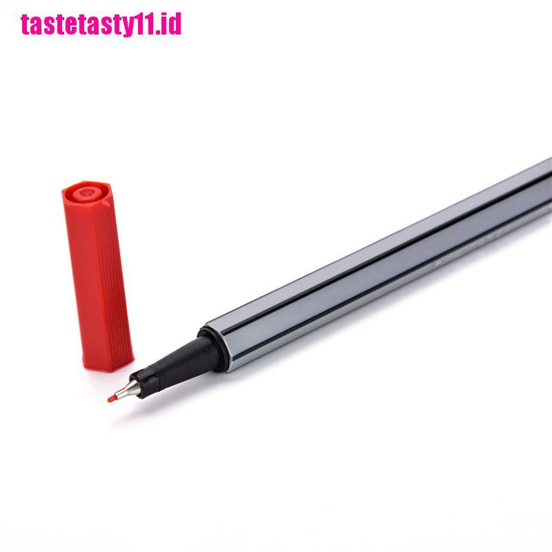 (TTID) 24pcs / Set Spidol Fineliner 0.4mm Untuk Menggambar