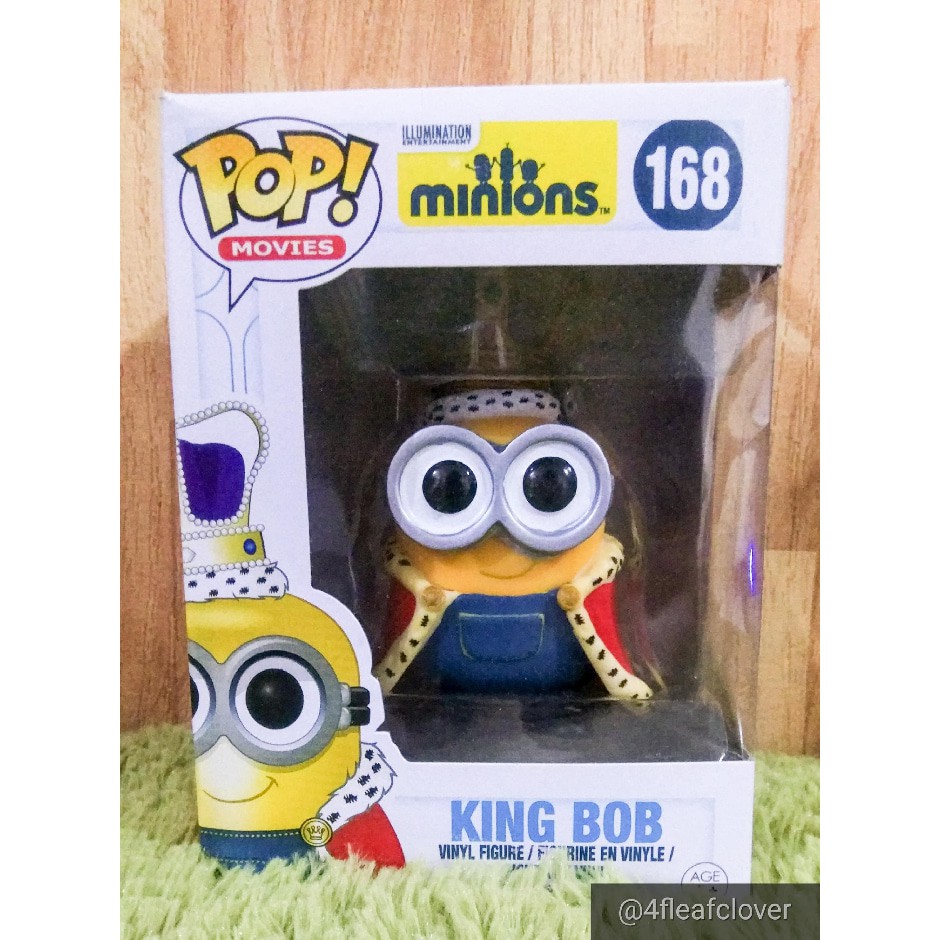 Funko Pop Movies Minions King Bob Minion Action Figure unik #168