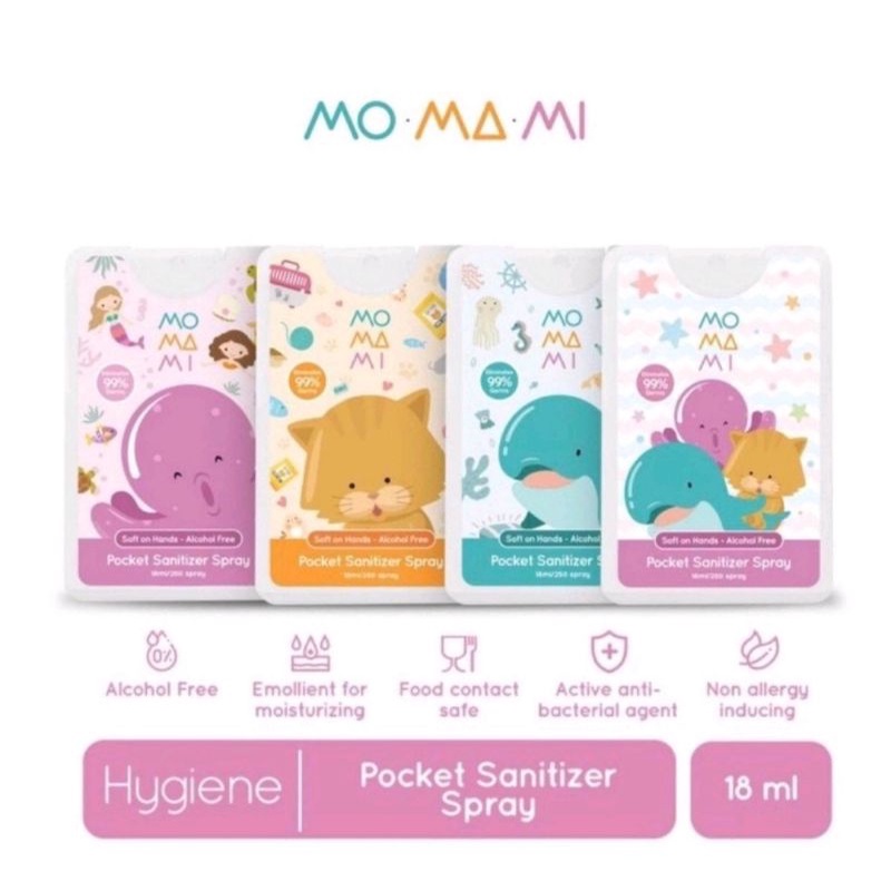 Momami Pocket Sanitizer Spray 18ml