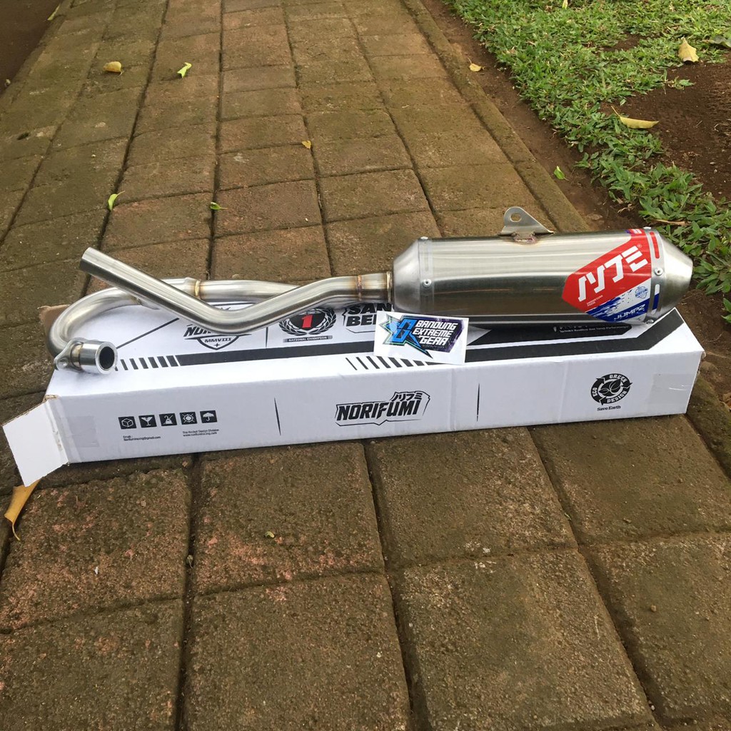 KNALPOT NORIFUMI JUMPZ HONDA CRF 150 L ORIGINAL TERBARU