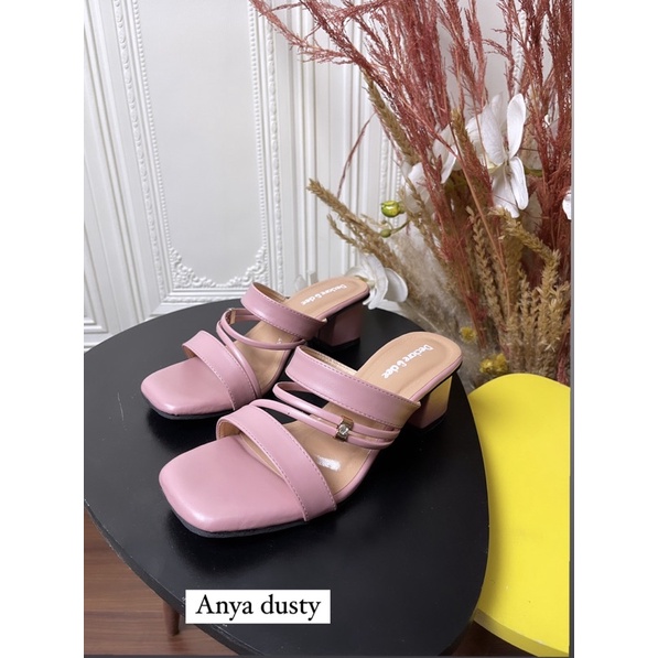 DECLARE&amp;DEE ANYA HEELS CHUNKY 5 CM (premium quality)