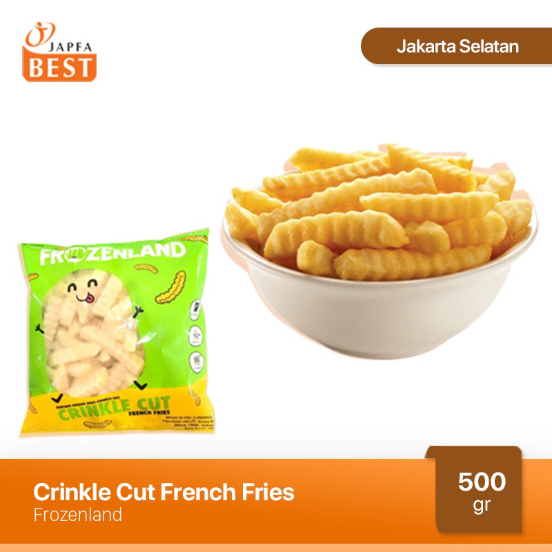 Kentang Goreng / Crinkle Cut French Fries Frozenland 500 gr