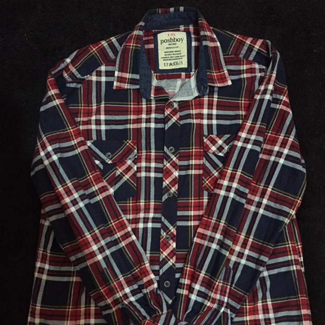 kemeja flanel poshboy (flanel shirt)