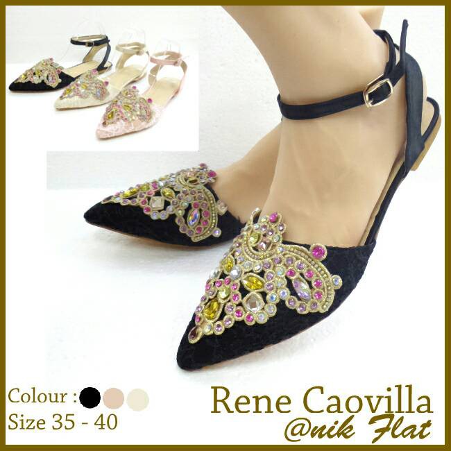 Sepatu Rene Caovilla @nik Flat