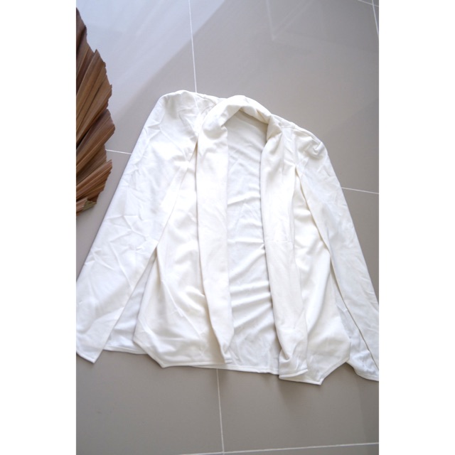 PRELOVED - Cape Blazer White