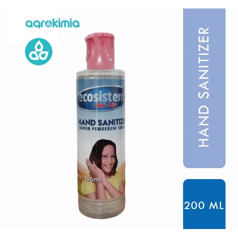 Hand Sanitizer Cair flip botol Ecosistem+ Kemasan 200 Ml