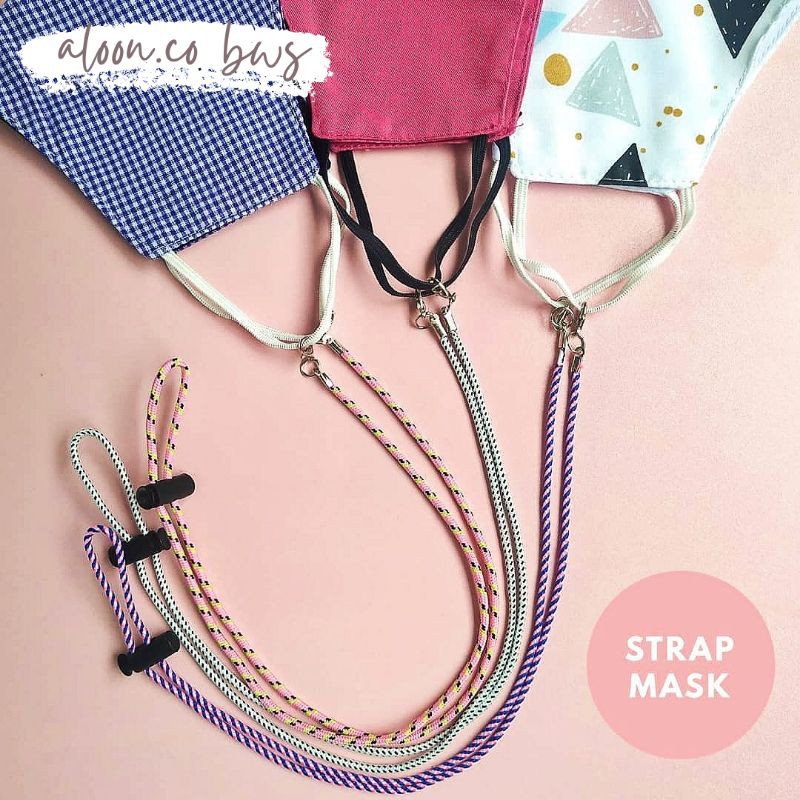 Strap Mask / Pengait Masker Hijab / Kalung Masker / Gantungan Masker / Rantai Masker