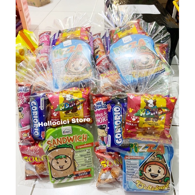 

Parcel bingkisan snack + tempat makan murah ulang tahun