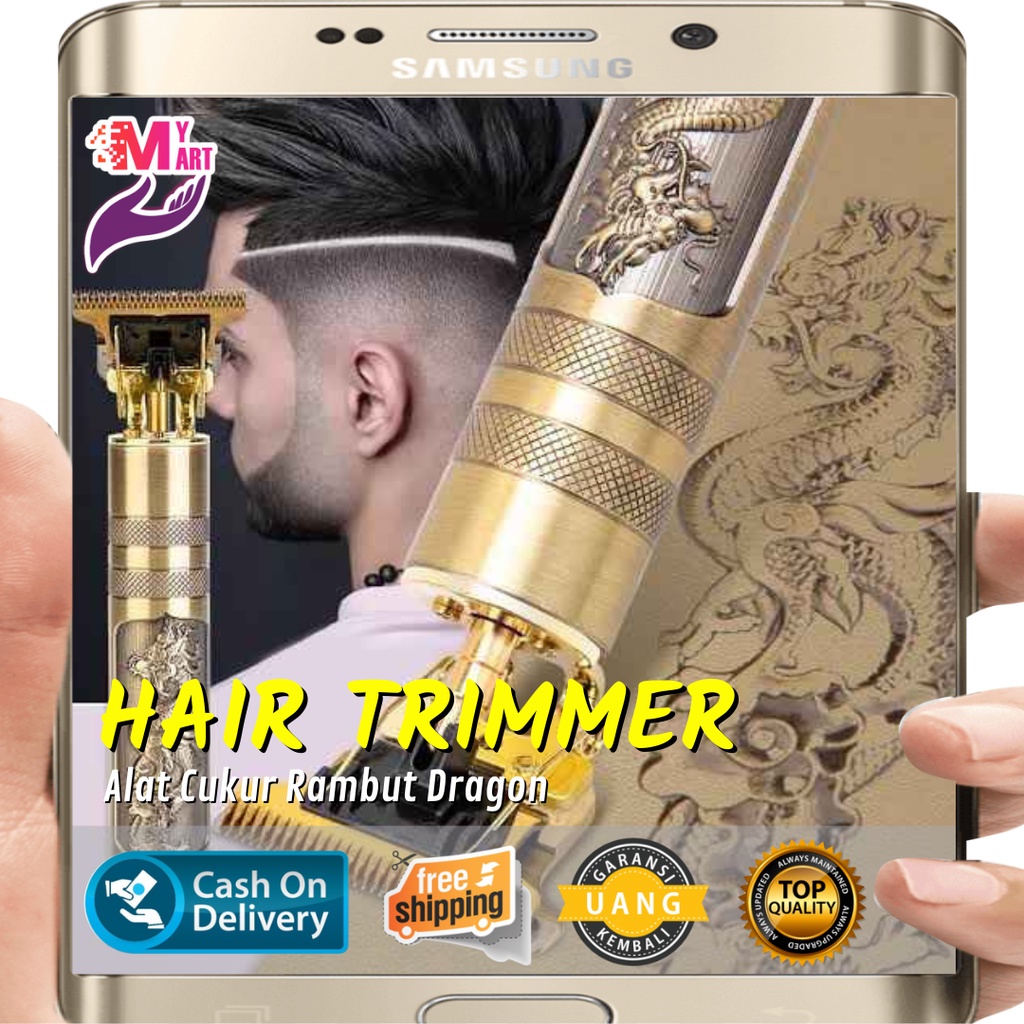 Alat Cukur Elektrik Dragon - Hair Trimmer Electric Rechargeable USB Portable