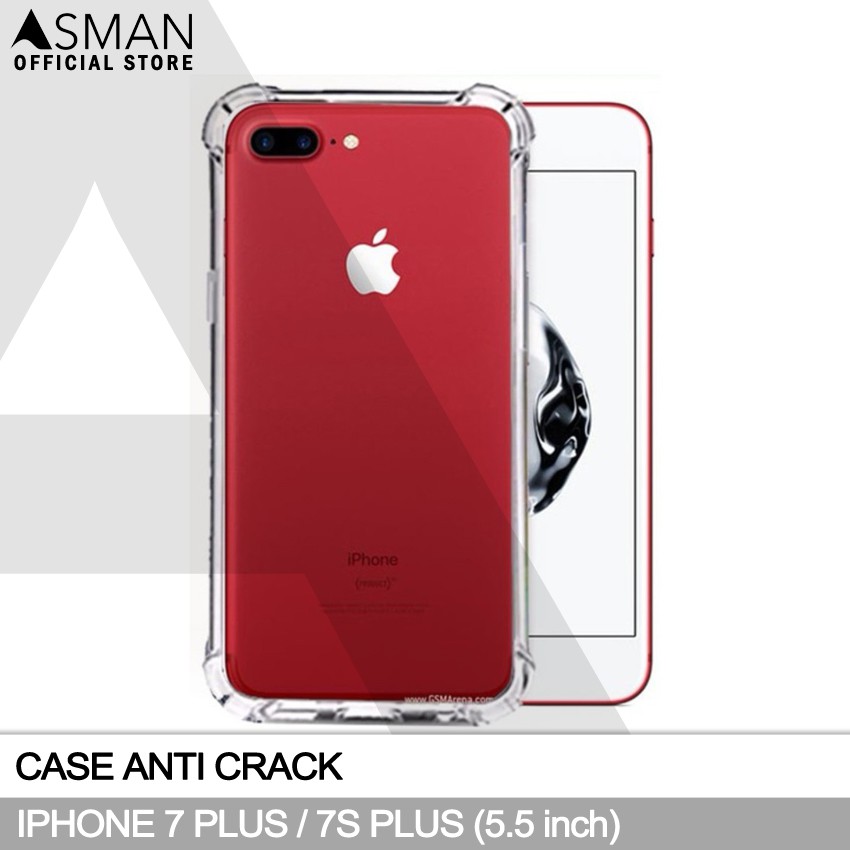 Anti Crack iPhone 7 Plus / 7S Plus (4.7&quot;) | Soft Case Anti Bentur - Clear