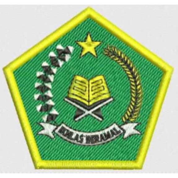 Badge IKHLAS BERAMAL (bordir)