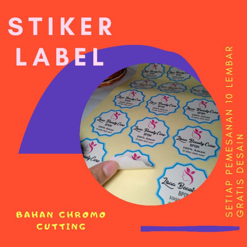 

stiker label produk/makanan/minuman/kosmetik