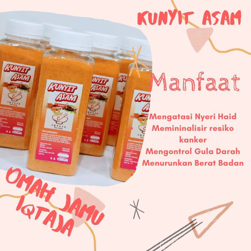 

(READY) Serbuk Minuman Tradisional Kunyit Asam 200gr