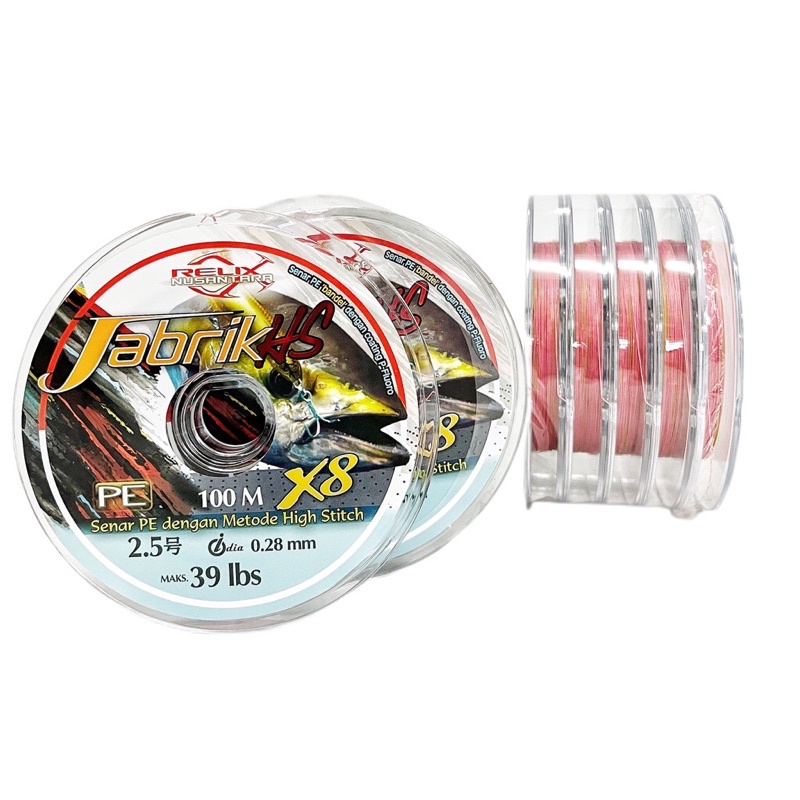 PE | Braided RELIX JABRIK 100M | 0.17MM