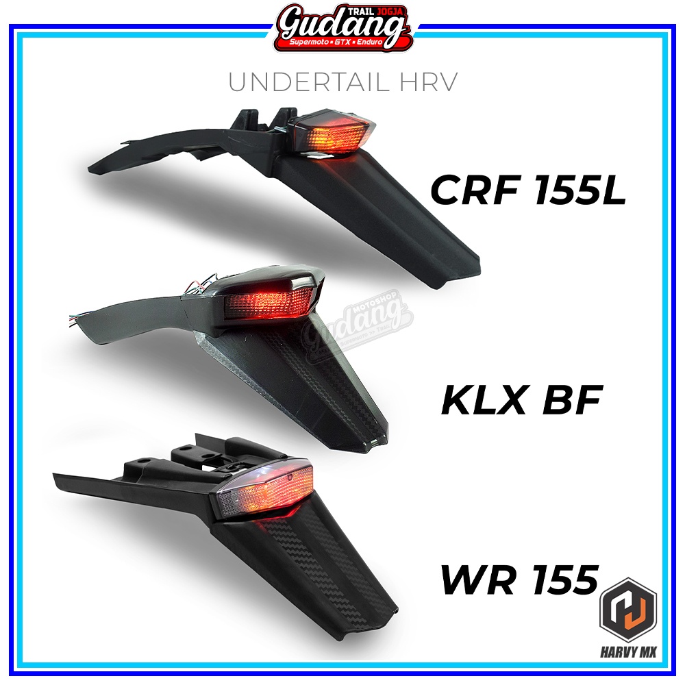 Stoplamp HRV Undertail LED 02 LED 03 Sparkboard Slebor Belakang 3in1 02 Plus Flasher CRF 150L KLX 150 BIGFOOT DTRACKER NEW WR 155