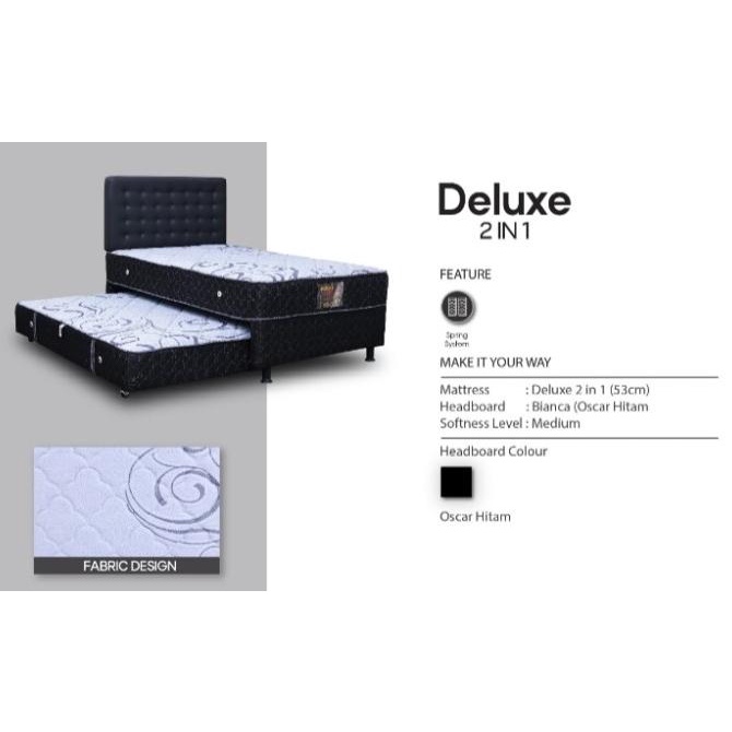 :<:<:<:<] Springbed 2in1 Central Deluxe Kniting