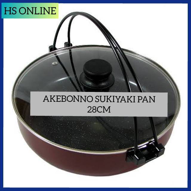 PANCI KUKUS REBUS REBUSAN 28 cm/PANCI KUKUS/PANCI SERBAGUNA/PANCI PRESTO/ SUKIYAKI PAN AKEBONNO