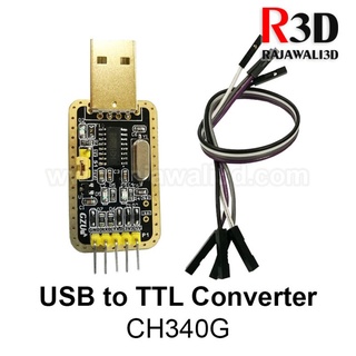 Jual Ch G Usb To Serial Ttl Uart Converter Adapter Ch Dtr Cts W Cable Shopee Indonesia