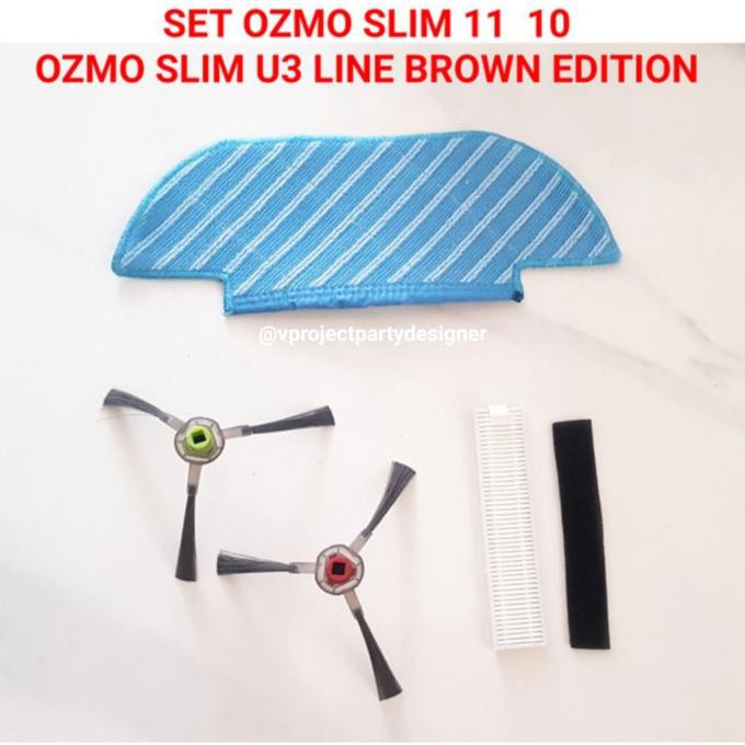 Ecovacs Ozmo Slim11 U3 line brown mop cloth mopping cloth filter brush