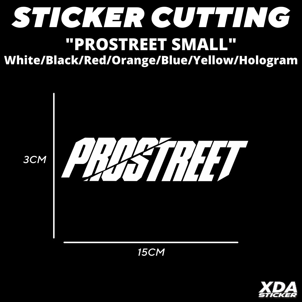 

STIKER/STICKER CUTTING PROSTREET