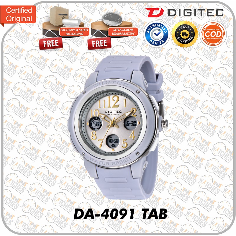 Jam Tangan DIGITEC DG - 4091 / DG 4091 / DG4091 3091 Watch ORIGINAL-Grey - TAB
