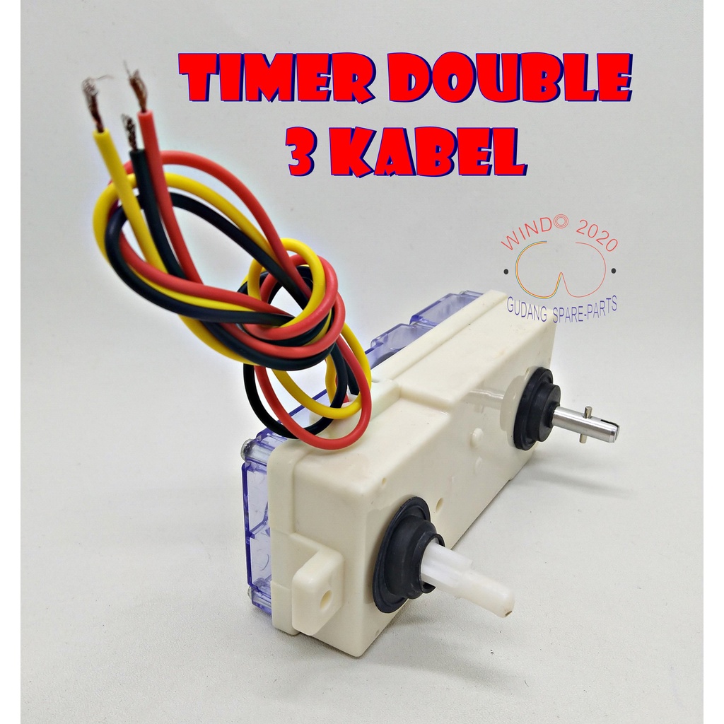 TIMER MESIN CUCI LG 2 TABUNG | TIMER MESIN CUCI LG | TIMER DOUBLE 3 KABEL | TIMER WASH DOUBLE 3KABEL