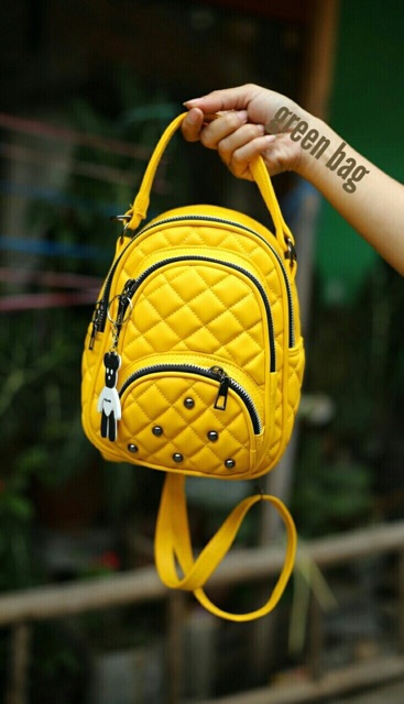 New FABULOUS Tas Mini Mungil EGG-STUD Jait-jait Full /tas mini multifungsi bisa teng2 selempang