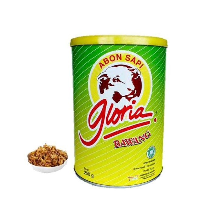 

Q12S Gloria Abon Sapi Bawang Makanan Kering 250 G D51qs