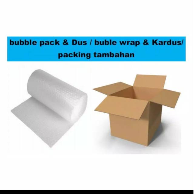 

Tambaan bubble wrap dan kardus