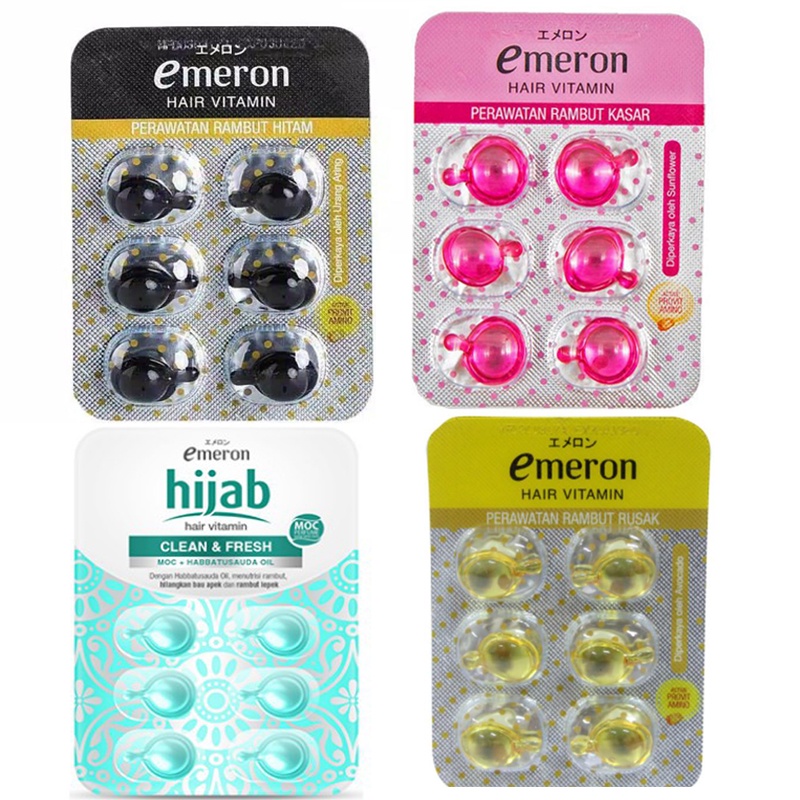 Emeron Hair Vitamin Isi 6 Capsule