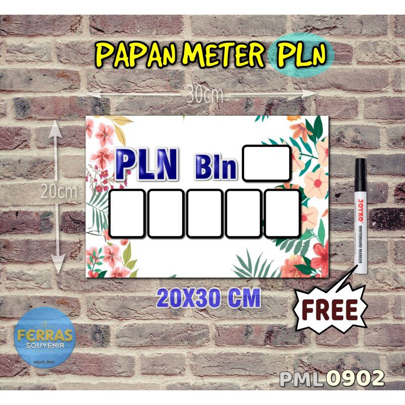 

Ferras Papan Meter Listrik PLN PAM motif Unik - Lukis 02