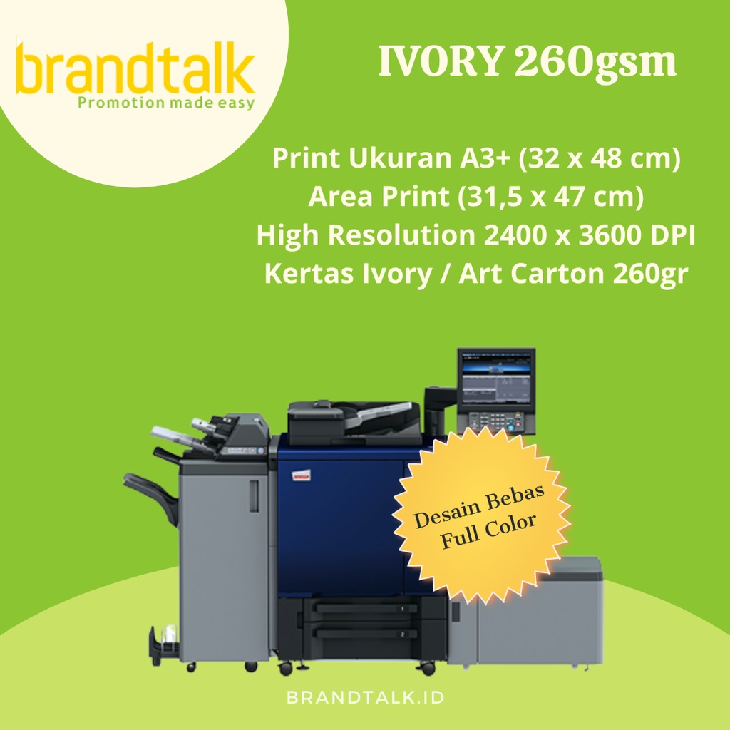 

Cetak Print On Demand Kertas Art Carton 260 gr Ukuran 32,5 cm x 48 cm