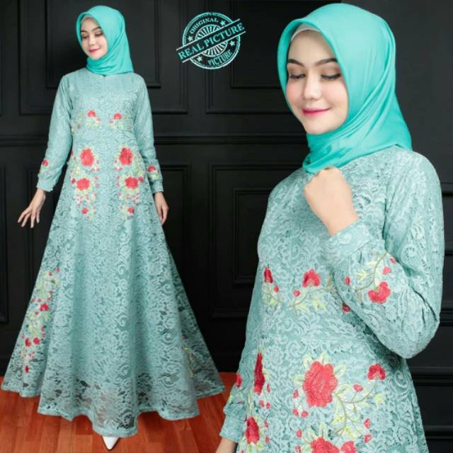 Aretha Dress ( Gamis Premium )