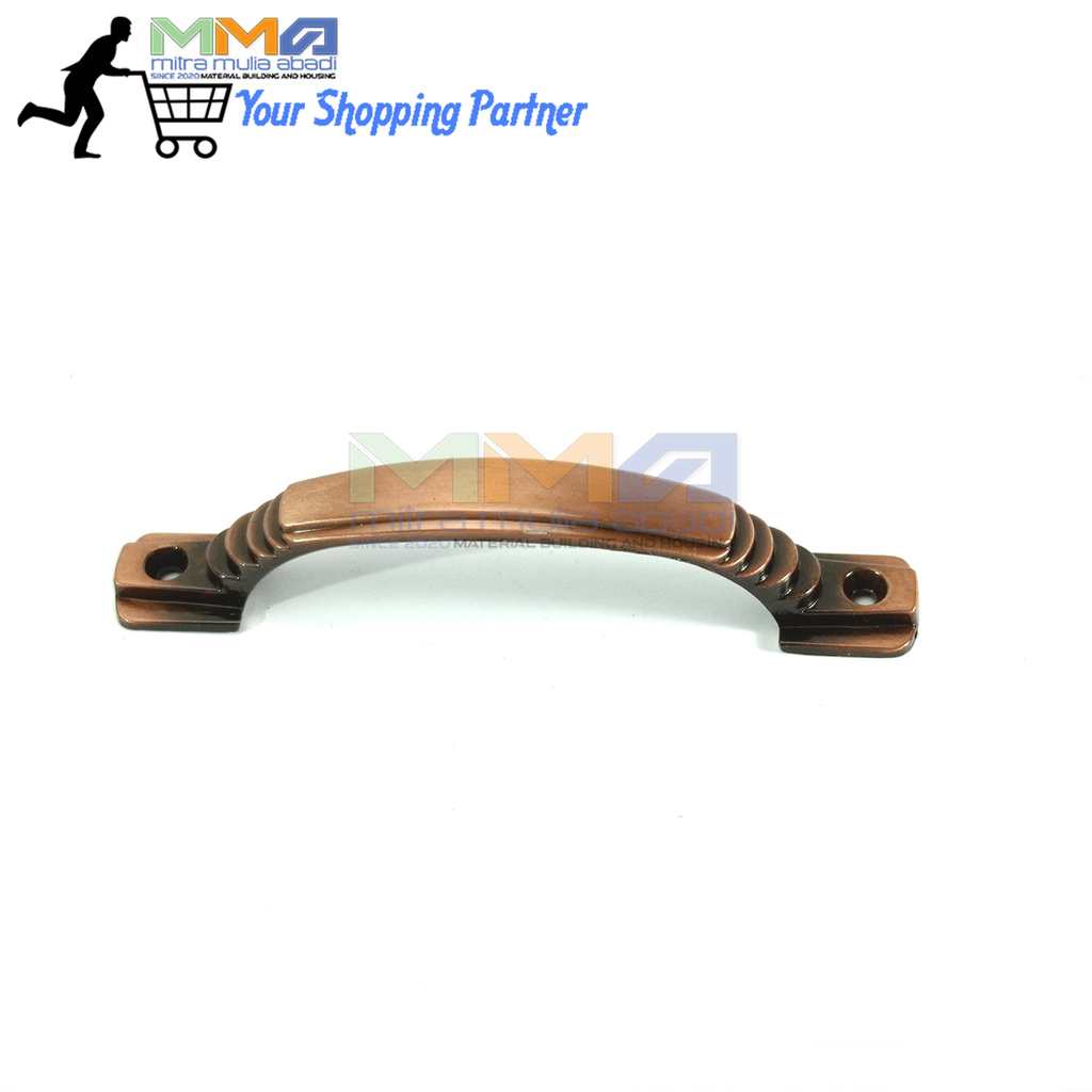 Tarikan Laci 4 Inci l Handle Lemari Classic Brown 4&quot;