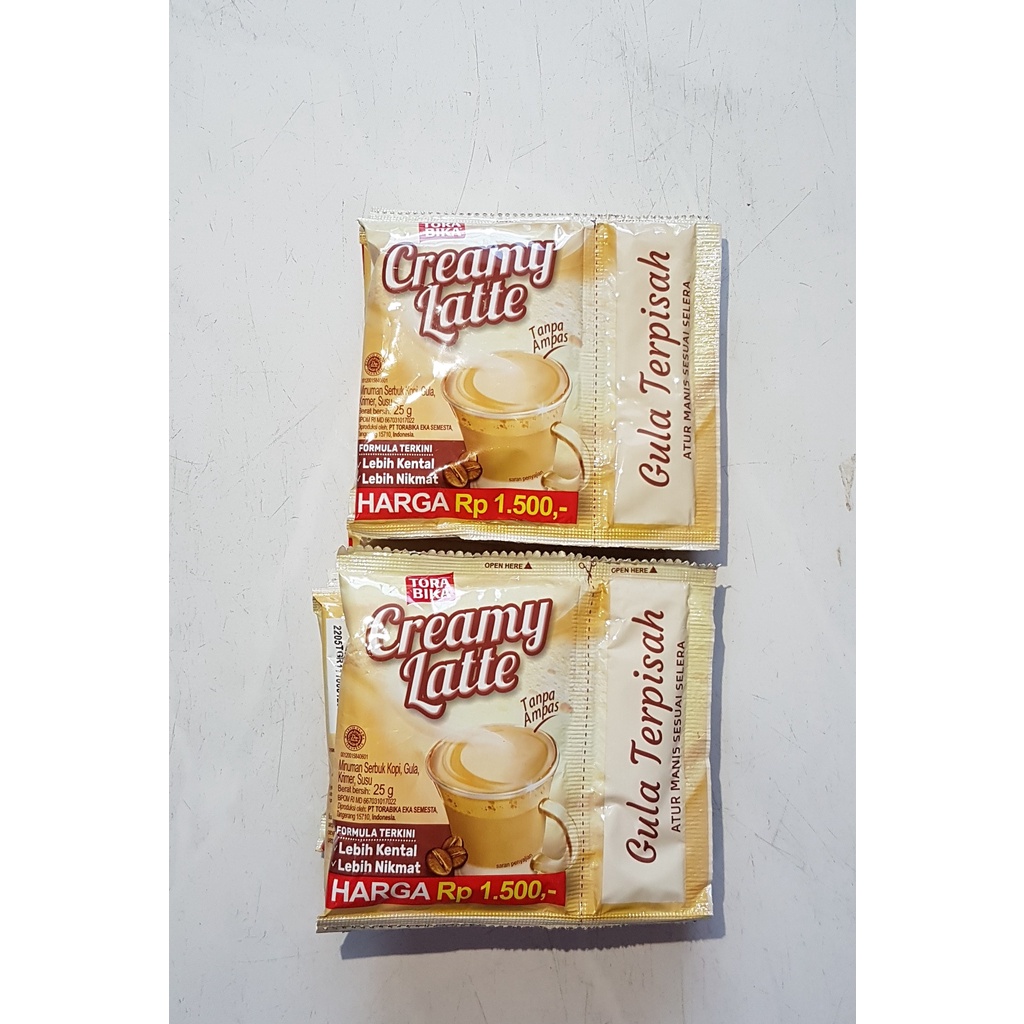 

KOPI TORABIKA CREAMY LATTE 25 gr - RENCENG