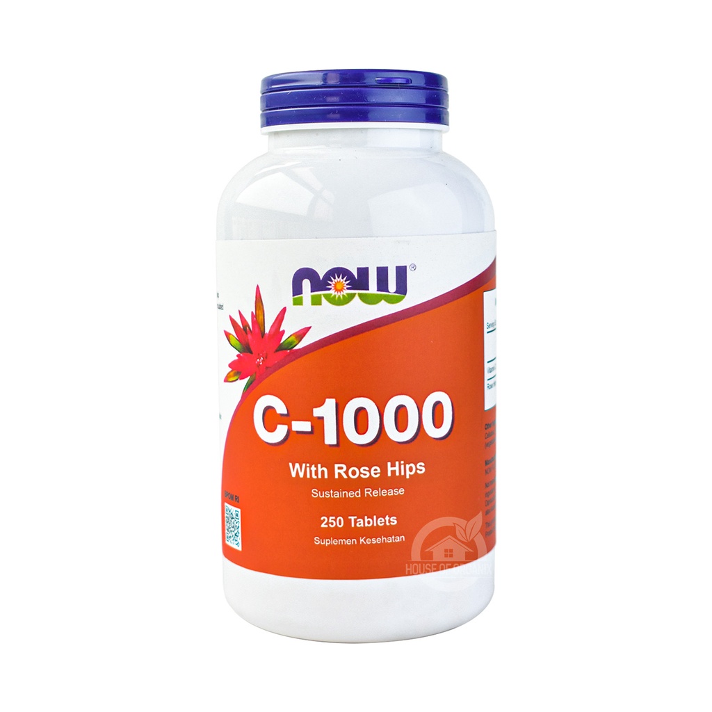 NOW Foods Vitamin C-500 &amp; C-1000 with Rose Hips