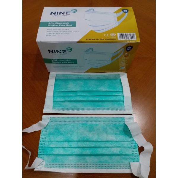 masker nine 3 ply medis surgical