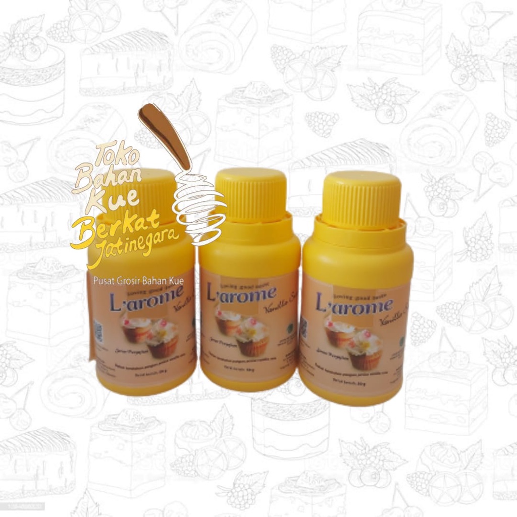 

LAROME VANILLA MILK 50 GR / PERISA SUSU LAROME / CTN ( 12 PCS )