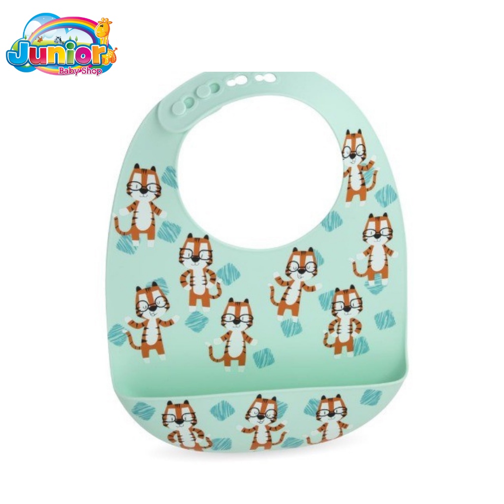 Nuby Silicone BIb Print