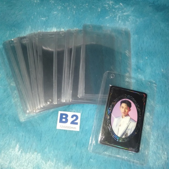 Promo Toploader Photocard B2 12 5X8 Cm B3 10X12 Cm Satuan Tebal Murah Terlaris