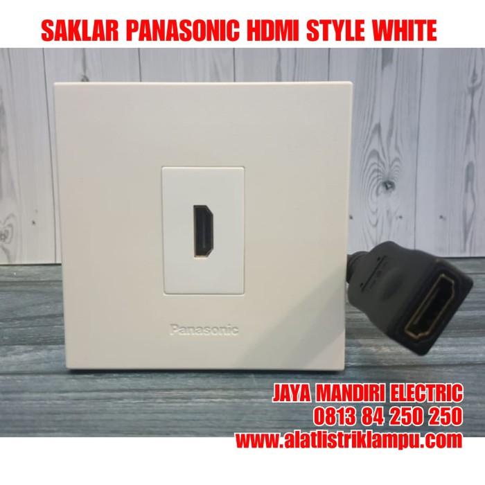 Saklar Outlet Hdmi Panasonic Style White / Port Hdmi Panasonic
