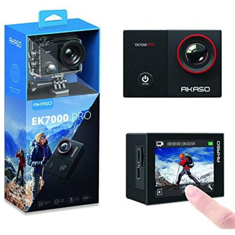 Akaso EK7000 Pro 4K Ultra HD I6MP Action Cam|4K Action Camera with Touch Screen IPS