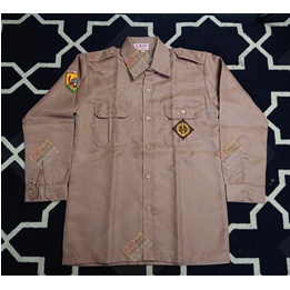 Baju Pramuka Penegak Pembina Gabardin/ Rafilo Laki-Laki Panjang