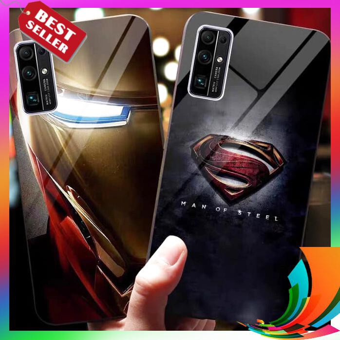 【TERBARU】 Premium Case Hp Glass Super Hero 1 Realme C1