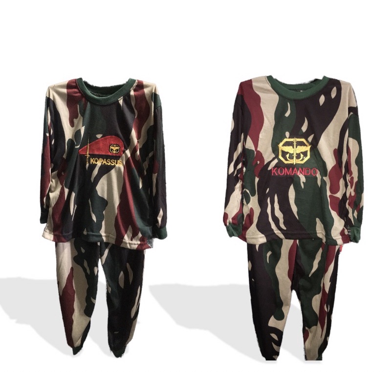 Baju Stelan Anak Kopassus Loreng Kopassus