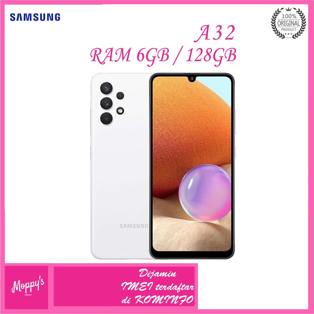 SAMSUNG GALAXY A32 6/128 GB GARANSI RESMI SEIN SAMSUNG A32 RAM 6 GB INTERNAL 128 GB ORIGINAL