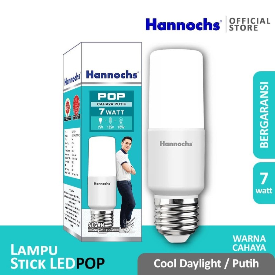 Lampu Led 7 Watt Pop Stick Stik Hannochs